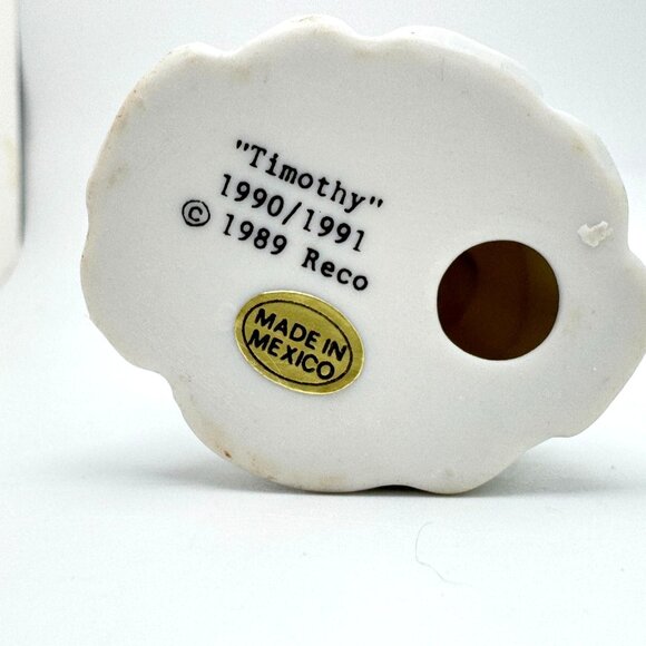 Vintage Reco Sandra Kuck "Timothy" Porcelain Christmas Ornament 1991 - Picture 2 of 8